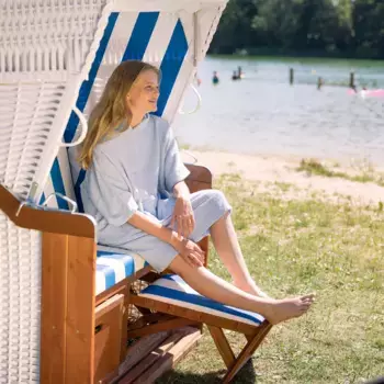 Банное полотенце HOMELEVEL, голубой