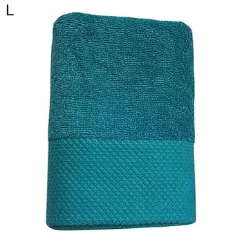 Банное полотенце Экологичное устойчивое к выцветанию хлопковое полотенце с высокой впитывающей способностью для дома Синий Размер S Stuttg