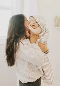 Банное полотенце Little Unicorn, цвет greystripe