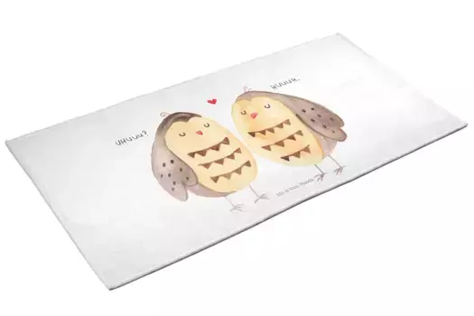 Банное полотенце Mr. & Mrs. Panda, белый