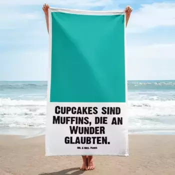 Банное полотенце Mr. & Mrs. Panda, белый