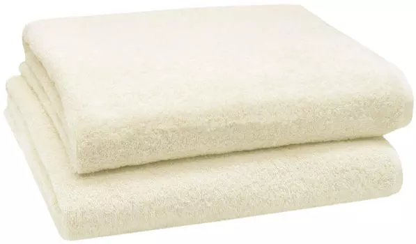 Банное полотенце набор из 2 шт Zollner, бежевый