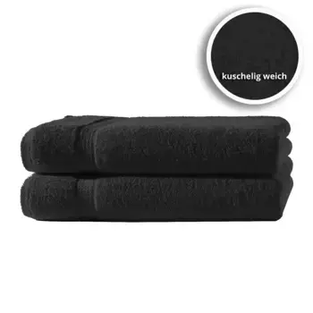 Банное полотенце One-Home, черный