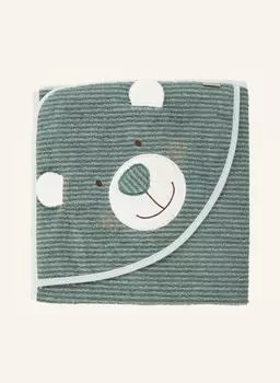 Банное полотенце с капюшоном 100 х 100 см Бен Sterntaler, зеленый