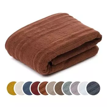 Банное полотенце Sleepling Darling люкс из органического хлопка, серия Marseille, 770 гр/м, 100 х 150 см, kotex, впитывающее, быстросохнущее, коричневое., коричневый