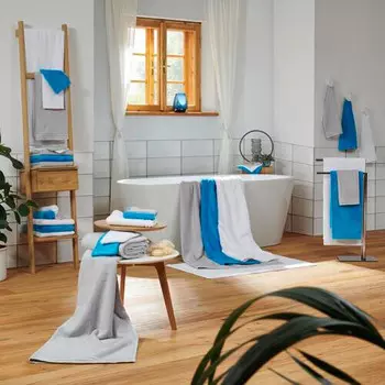 Банное полотенце светло-серое Vossen, светло-серый