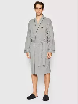 Банный халат Boss, серый
