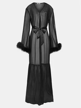 Банный халат Guess, черный