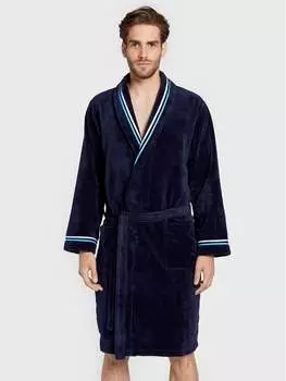 Банный халат Hom, синий