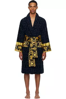 Банный халат I heart baroque Versace, синий