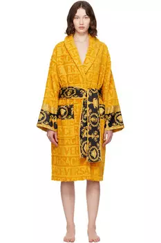 Банный халат I heart baroque Versace, желтый