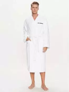 Банный халат Karl Lagerfeld, белый