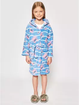 Банный халат Playshoes, синий