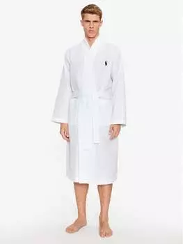Банный халат Polo Ralph Lauren, белый