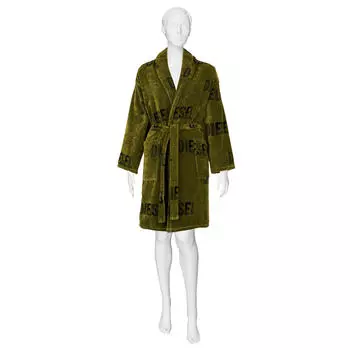 Банный халат s/m унисекс Diesel, зеленый