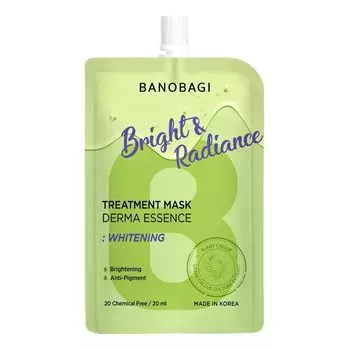 Banobagi Лечебная маска Derma Essence Bright Radiance 20 мл. , Green
