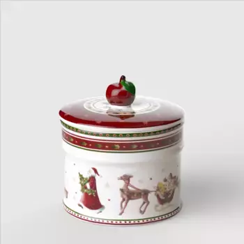 Баночка для печенья Winter Bakery Delight Villeroy & Boch, красный