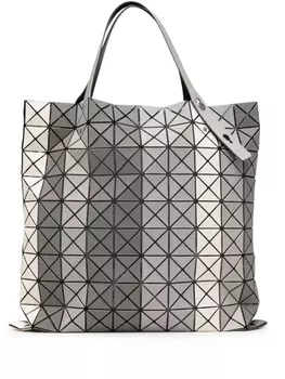 Bao Bao Issey Miyake большая сумка-тоут Prism Stripe, серый