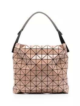 Bao Bao Issey Miyake сумка на плечо из искусственной кожи с геометричным узором, розовый