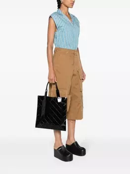 Bao Bao Issey Miyake сумка-тоут Prism Plus со вставками, черный