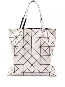 Bao Bao Issey Miyake сумка-тоут с геометричным узором, нейтральный цвет