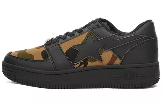 Bape 1st Camo Bape Sta Low Black A Bathing Ape