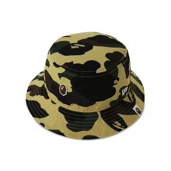 BAPE 1st Camo Панама New Era Желтая