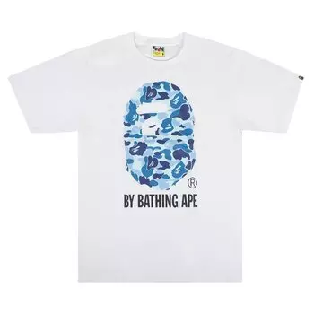 BAPE ABC Камуфляжная футболка Белый/Синий
