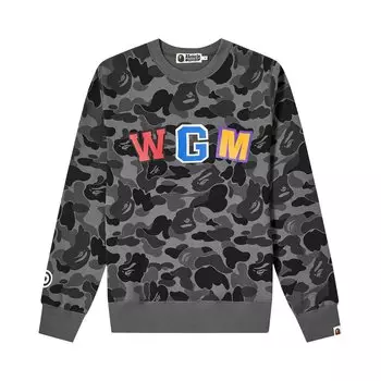 BAPE ABC Shark Crewneck, черный