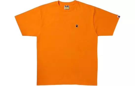 BAPE Ape Head One Point Tee Sax A Bathing Ape, розовый