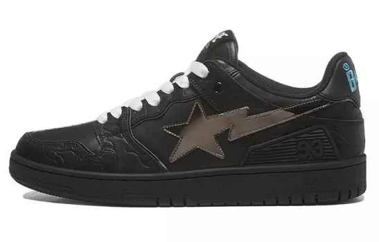 BAPE Bape SK8 Sta Черный Серебристый A Bathing Ape