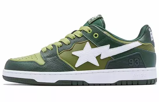 BAPE Bape SK8 Sta Зеленый Белый A Bathing Ape