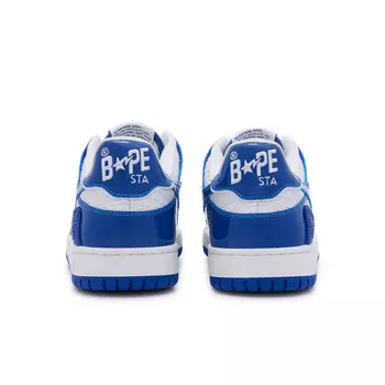 BAPE Bape SK8 Sta Зеленый Белый Патент A Bathing Ape