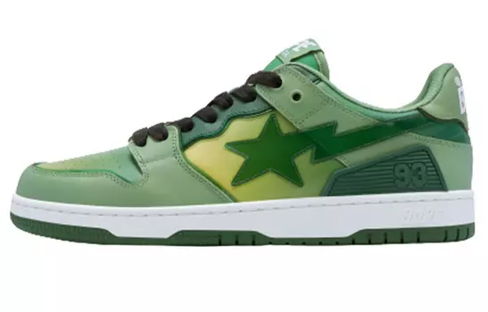 BAPE Bape SK8 Sta Зеленый Градация A Bathing Ape