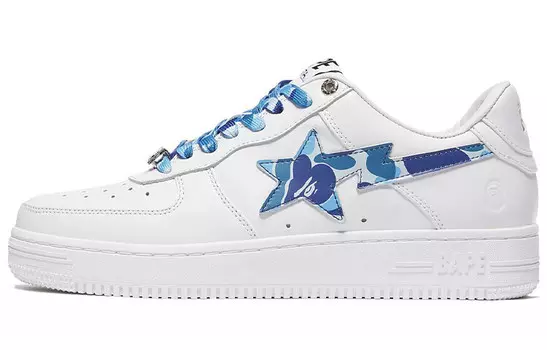 BAPE Bape Sta Low Белый ABC Камуфляж Синий 2021 A Bathing Ape