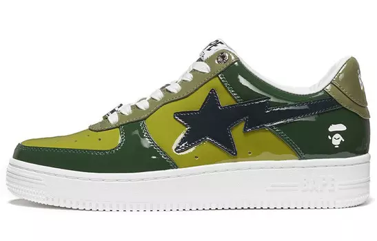 BAPE Bape Sta Low Color Camo Combo Green A Bathing Ape