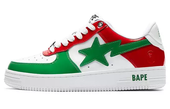 BAPE Bape Sta Low KAWS Chompers Красный Зеленый A Bathing Ape
