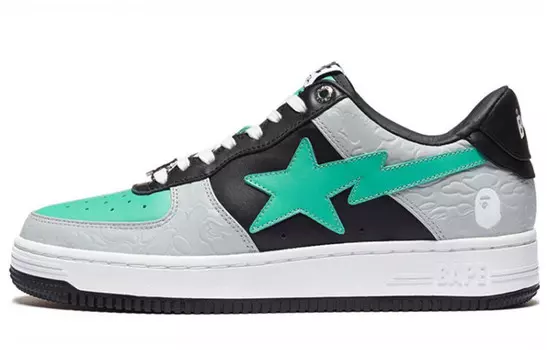 BAPE Bape Sta Low Серый Мятно-коричневый 2019 A Bathing Ape