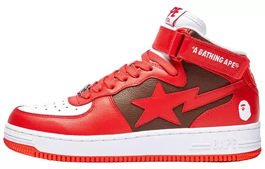 BAPE Bape Sta Mid Красный 2022 A Bathing Ape