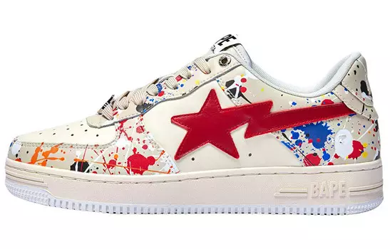 BAPE Bape Sta Paint бежевый A Bathing Ape