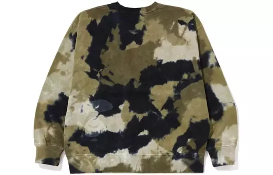BAPE Chusen Dye свободный крой с круглым вырезом A Bathing Ape, коричневый