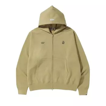 BAPE Color Camo Четырехугольная толстовка свободного кроя на молнии, цвет Серый