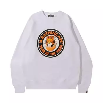 BAPE Год тигра с круглым вырезом Белый