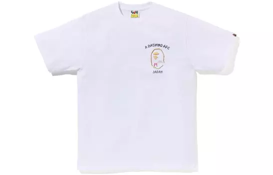 BAPE Japan Эксклюзивная футболка с японским сувениром #2 A Bathing Ape, черный