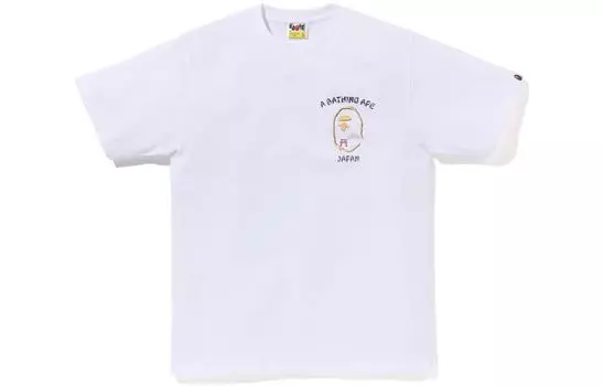 BAPE Japan Эксклюзивная футболка с японским сувениром #2 A Bathing Ape, белый