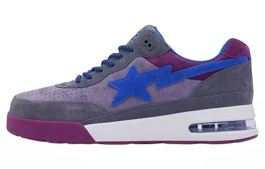 BAPE Road Sta Premium Suede Фиолетово-голубой A Bathing Ape