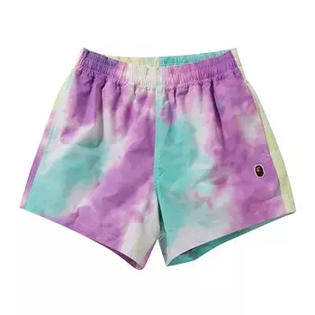 BAPE Шорты One Point Tie Dye, Многоцветный
