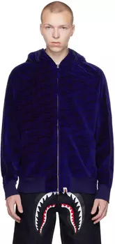 BAPE Синяя толстовка с акулой