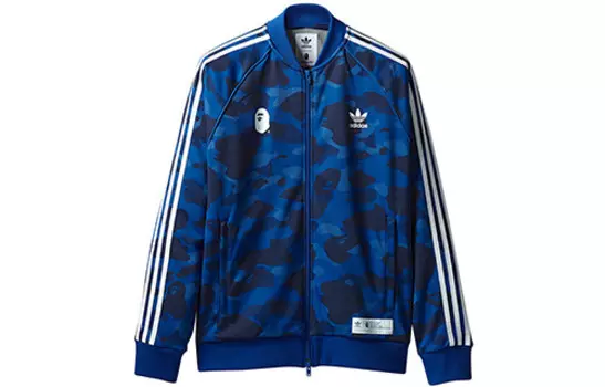BAPE X Adidas Adicolor Track Top Синий Adidas Originals