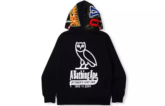 Bape X Ovo Коллекция Осень/Зима 2021 Куртка Унисекс A Bathing Ape, черный